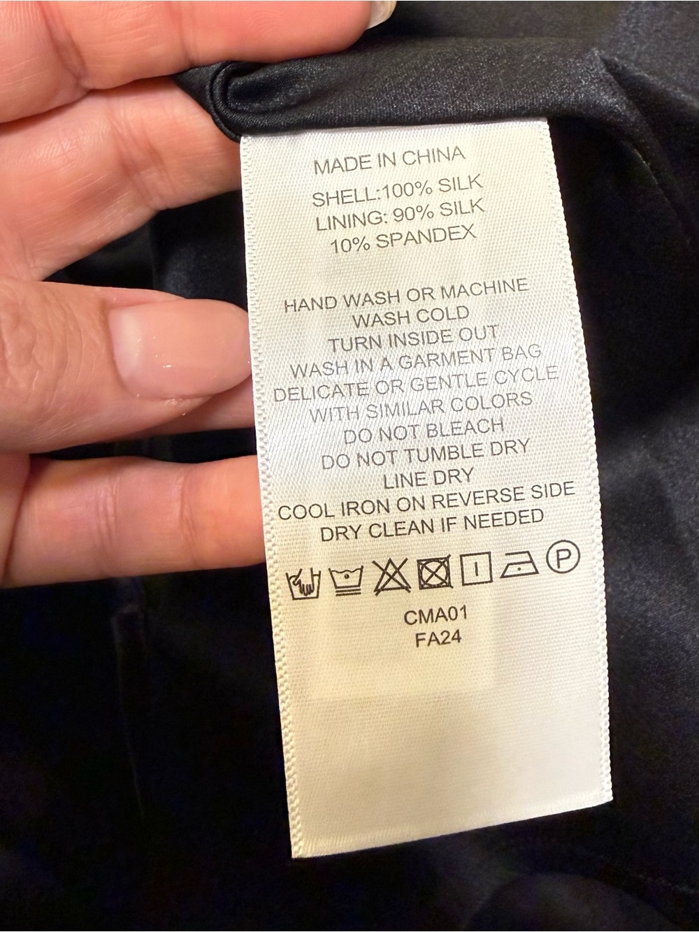Quince 100% Washable Silk Strapless Midi Maxi Dress Black NWT S 2 4 Reformation - Picture 12 of 12